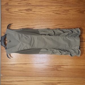 Evereve: XCVI army green bodycon dress sz M